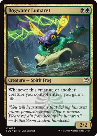 Secrets of Strixhaven Bogwater Lumaret #177