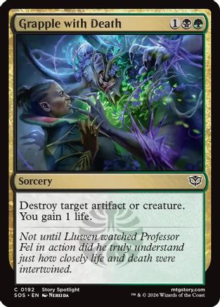 Secrets of Strixhaven Grapple with Death #192