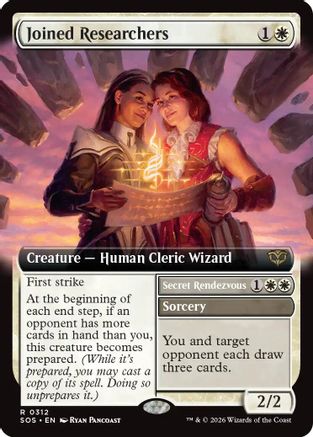Secrets of Strixhaven Joined Researchers (Extended Art) #312