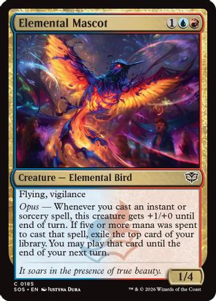 Secrets of Strixhaven Elemental Mascot #185