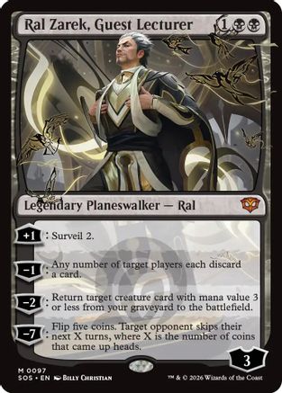 Ral Zarek, Guest Lecturer