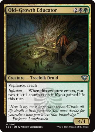 Secrets of Strixhaven Old-Growth Educator #207
