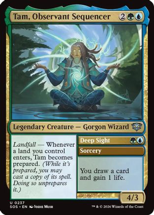 Secrets of Strixhaven Tam, Observant Sequencer #237