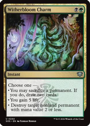 Secrets of Strixhaven Witherbloom Charm #244