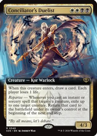 Secrets of Strixhaven Conciliator's Duelist (Extended Art) #348