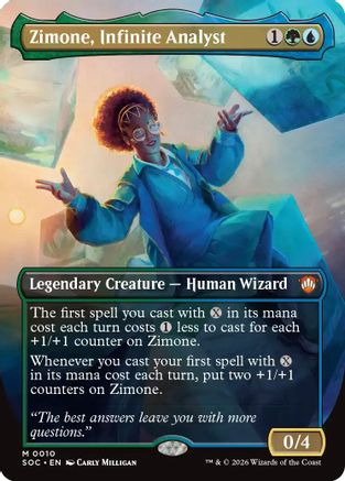 Zimone, Infinite Analyst (Borderless)