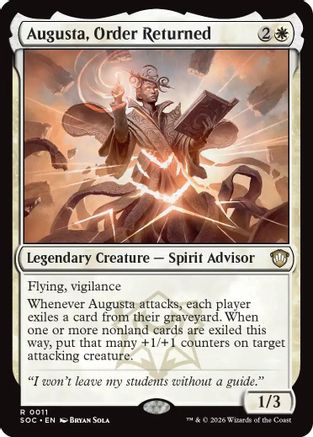 Commander: Secrets of Strixhaven Augusta, Order Returned #11