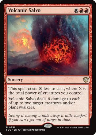 Commander: Secrets of Strixhaven Volcanic Salvo #259