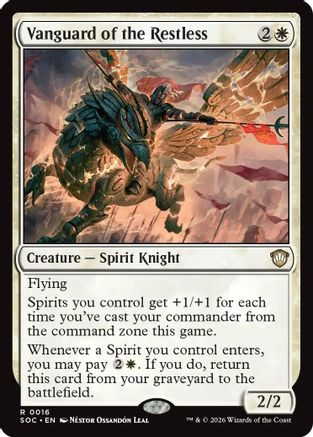 Commander: Secrets of Strixhaven Vanguard of the Restless #16