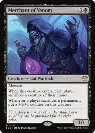 Commander: Secrets of Strixhaven Merchant of Venom #27