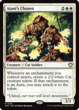 Commander: Secrets of Strixhaven Ajani's Chosen #132