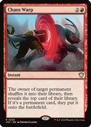 Commander: Secrets of Strixhaven Chaos Warp #239