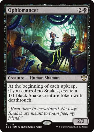 Commander: Secrets of Strixhaven Ophiomancer #118