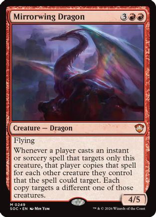 Commander: Secrets of Strixhaven Mirrorwing Dragon #249