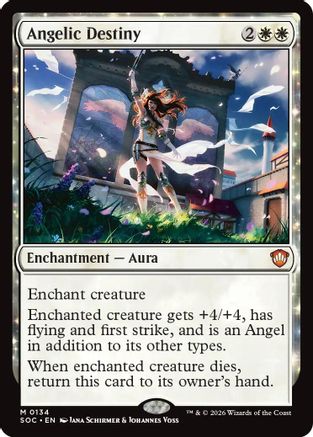 Commander: Secrets of Strixhaven Angelic Destiny #134