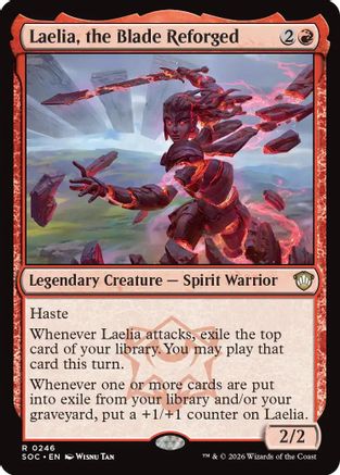 Commander: Secrets of Strixhaven Laelia, the Blade Reforged #246