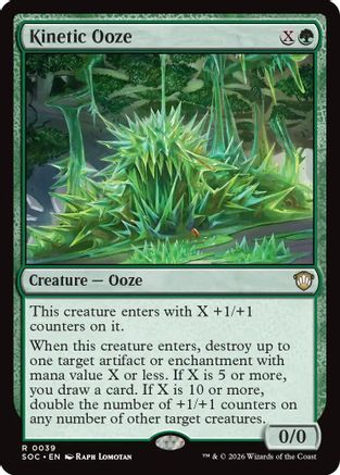 Commander: Secrets of Strixhaven Kinetic Ooze #39
