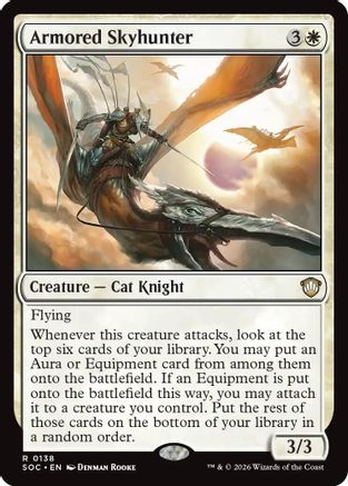 Commander: Secrets of Strixhaven Armored Skyhunter #138