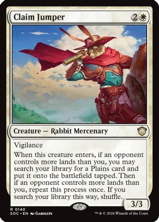 Commander: Secrets of Strixhaven Claim Jumper #140
