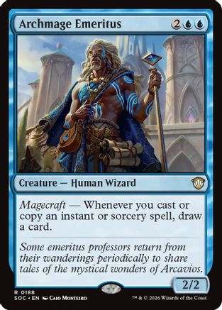 Commander: Secrets of Strixhaven Archmage Emeritus #188