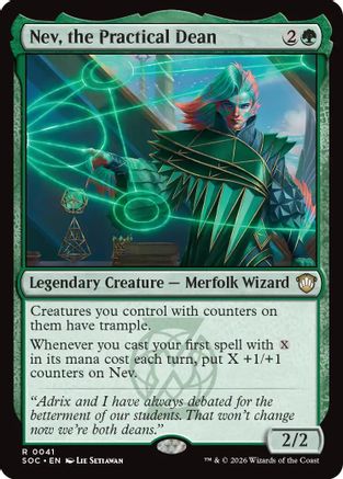 Commander: Secrets of Strixhaven Nev, the Practical Dean #41