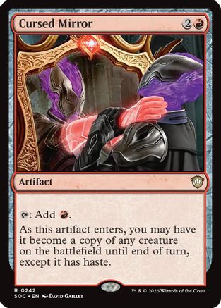 Commander: Secrets of Strixhaven Cursed Mirror #242