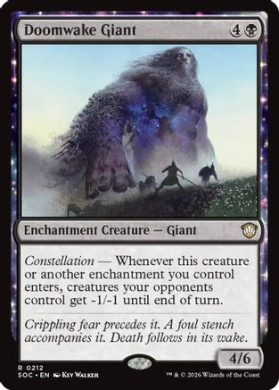 Commander: Secrets of Strixhaven Doomwake Giant #212