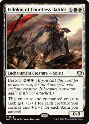 Commander: Secrets of Strixhaven Eidolon of Countless Battles #144