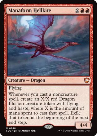 Commander: Secrets of Strixhaven Manaform Hellkite #248