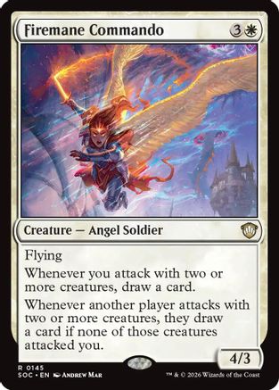 Commander: Secrets of Strixhaven Firemane Commando #145