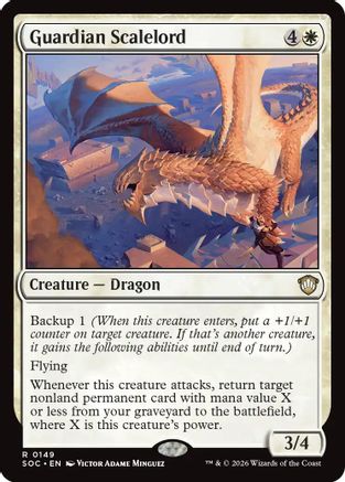 Commander: Secrets of Strixhaven Guardian Scalelord #149
