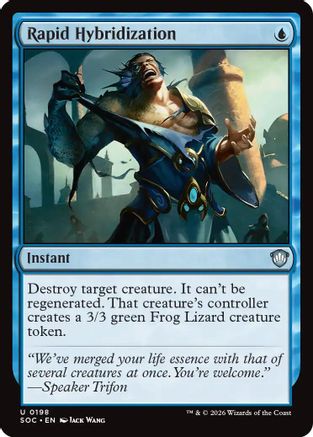 Commander: Secrets of Strixhaven Rapid Hybridization #198