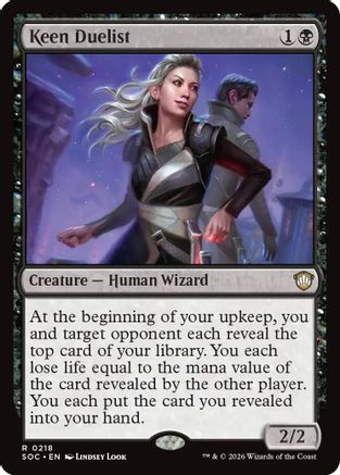 Commander: Secrets of Strixhaven Keen Duelist #218