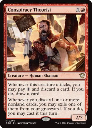 Commander: Secrets of Strixhaven Conspiracy Theorist #240