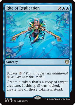 Commander: Secrets of Strixhaven Rite of Replication #202