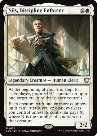 Commander: Secrets of Strixhaven Nils, Discipline Enforcer #158