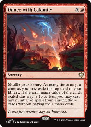 Commander: Secrets of Strixhaven Dance with Calamity #243