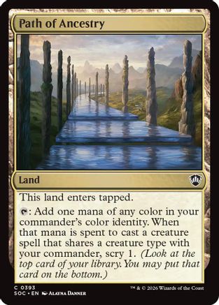 Commander: Secrets of Strixhaven Path of Ancestry #393