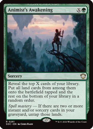 Commander: Secrets of Strixhaven Animist's Awakening #261