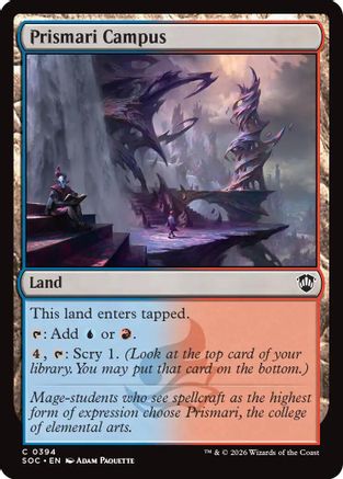 Commander: Secrets of Strixhaven Prismari Campus #394