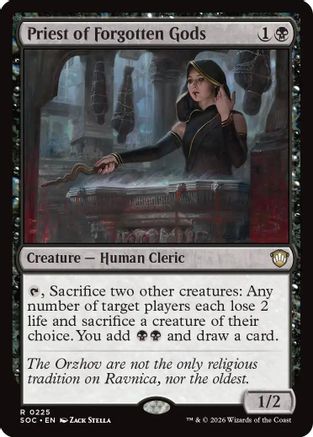 Commander: Secrets of Strixhaven Priest of Forgotten Gods #225