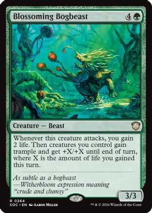 Commander: Secrets of Strixhaven Blossoming Bogbeast #264