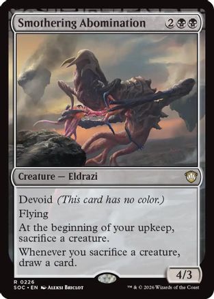 Commander: Secrets of Strixhaven Smothering Abomination #226