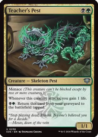 Secrets of Strixhaven Teacher's Pest #238