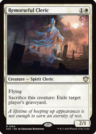 Commander: Secrets of Strixhaven Remorseful Cleric #164