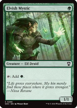 Commander: Secrets of Strixhaven Elvish Mystic #266