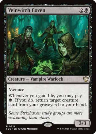 Commander: Secrets of Strixhaven Veinwitch Coven #228