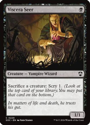 Commander: Secrets of Strixhaven Viscera Seer #229