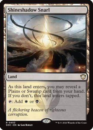 Commander: Secrets of Strixhaven Shineshadow Snarl #403