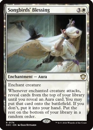Commander: Secrets of Strixhaven Songbirds' Blessing #174
